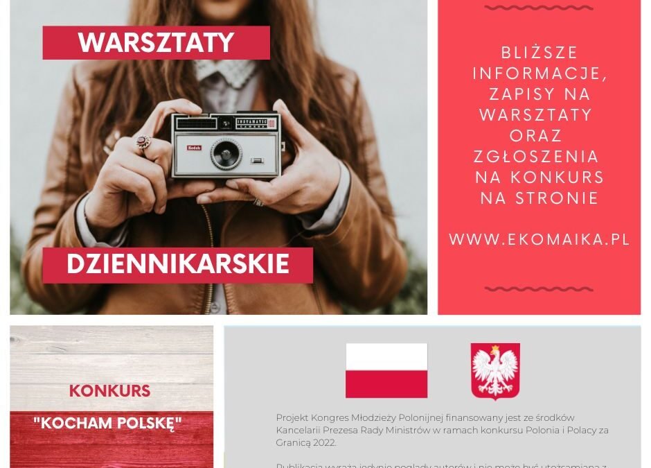 Warsztaty medialne i konkurs literacki dla Polonii