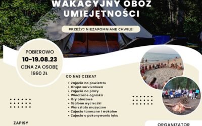 Obóz w Pobierowie dla dzieci i młodzieży