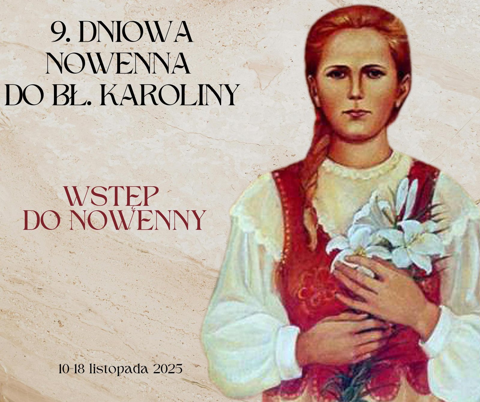 Nowenna do bł Karoliny